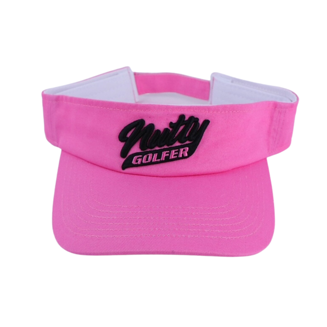 Nutty Golfer Performance Ultra Light Visor Pink