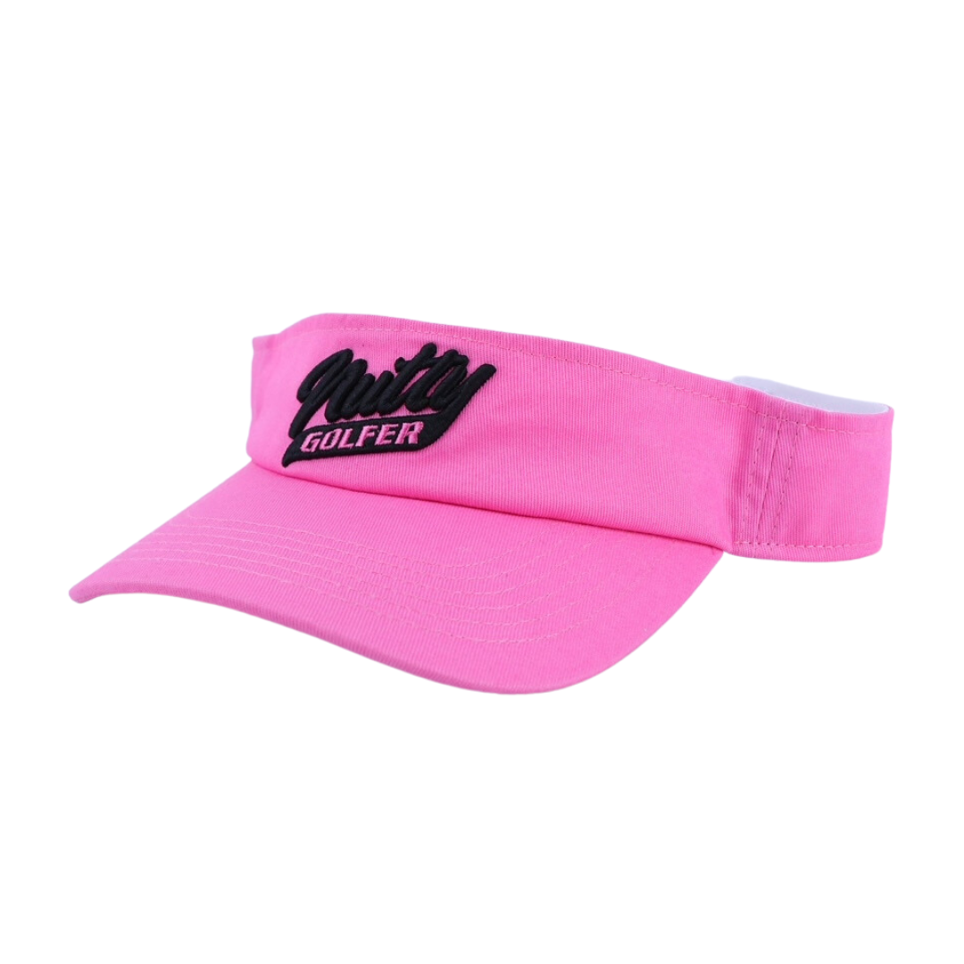 Nutty Golfer Performance Ultra Light Visor Pink